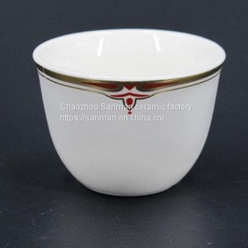 Top Grade 80 cc Ceramics Arabic Coffee Cawa Cup From Chaozhou China for Sale photo-3