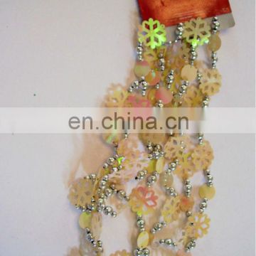 BEADED GARLAND CHRISTMAS TREE DECORATIONS