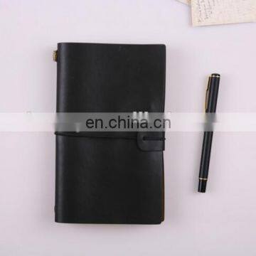 Creative A6 Leather Travel Notebook Refillable Paper Journal Notepad photo-5