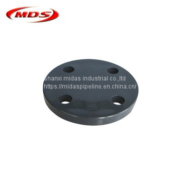 ANSI/DIN plastic pvc blind flange pipe fittings for water treatment