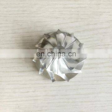 CT10 17291-0L020 upgrade 40.10/54.96mm 11+0 blades turbo milling/aluminum 2618/billet compressor wheel