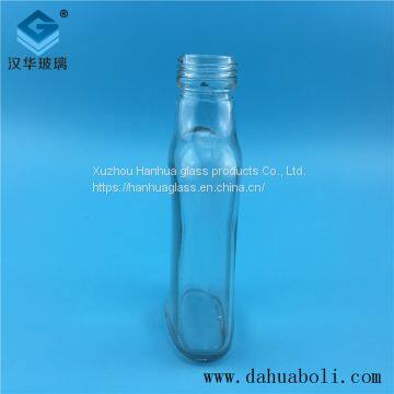 200ml Flat Glass Bottle Directly Sold by the Manufacturer Health Wine Glass Bottle Manufacturer