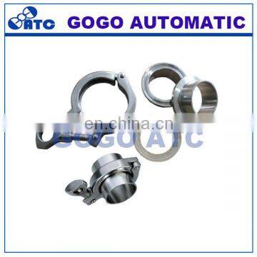 A Set of 38 mm Pipe O/D Sanitary 5-1/2 " 316 Stainless Steel Pipe Stainless Tube Sizes Stainless Steel Flanged Tee