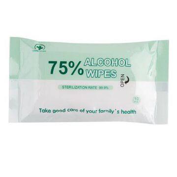 Isopropyl/alcohol portable flushable wet wipe baby wet wipes