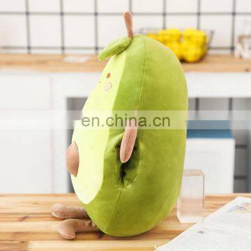 2020 Hot Sale Avocado Throw Pillow Soft Baby Plush Stuffed Toy With Customized Design