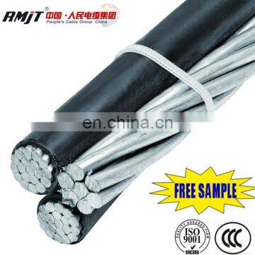 Twisted LV Cable Triplex Aluminium HDPE Insulated Overhead 1/0 AWG Cable Offer To Malaysia photo-4