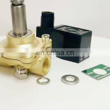 KLQD Brass 2W500-50 Long Time Working DC24V~AC220V 2 Inch Water Solenoid Valve With Energy Saving Coil