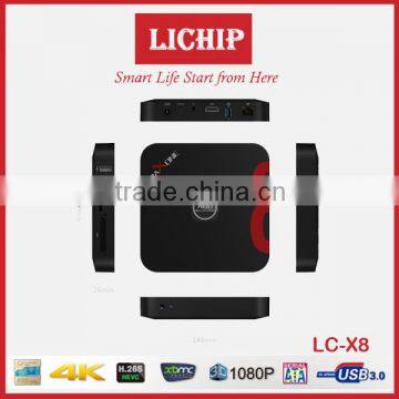 Smart Android 4K A80 Chip H.265 3D USB3.0 LC-A80 TV Box photo-4
