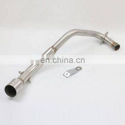 Modified Universal Full System Front Middle Link Connect MSX125 Motorcycle Exhaust Pipe photo-5