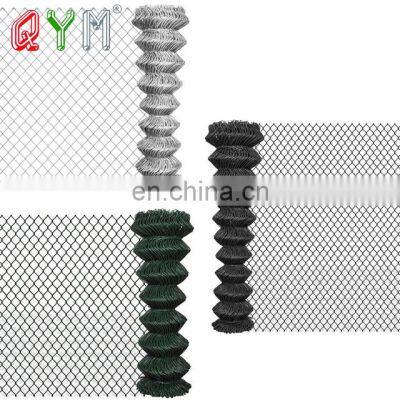 Plastic Coated Mesh Fence Roll Chain Link Fence for Building