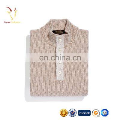 100% Merino Wool Men Turtleneck Knitted Sweater Crochet Sweater Pattern photo-3