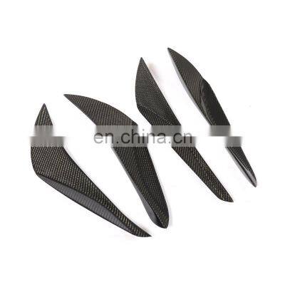 Carbon Fiber BRZ GT86 Front Bumper Fins for Toyota GT86 Scion FRS  FT86 12-18