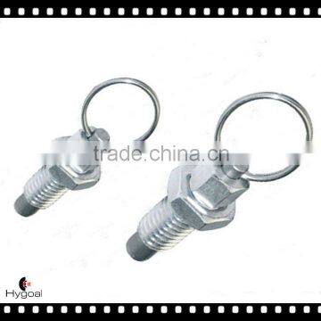 Hand Retractable Spring Plungers,pull ring plunger,6401-A-ST