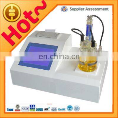 Lubricating oil water content analysis instrument model TP-2100, adopt Karl Fischer method, LCD English display, print report