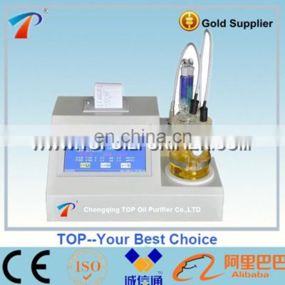 Portable transformer oil moisture tester, water content test range of 1 ppm to 100%