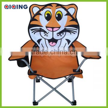 600D PVC folding kids chair with tiger printing HQ-2002D