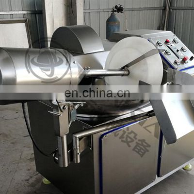 Industrial 3 blades bowl cutter meat chopper machine meat vegetable chopper with bowl scraper