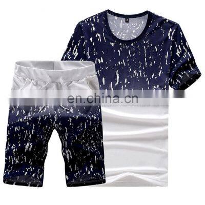 2021 Summer Custom Designer, Logo Clothing Tracksuit 2 Two Piece Shirts And Short Set Men/ photo-3