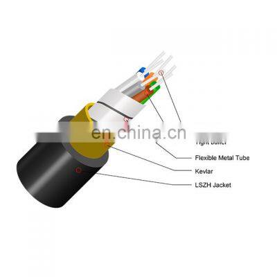 Tactical 2core 4core 6core 8core 12core 24core G.652d 50/125 multide mode military fiber optic cable