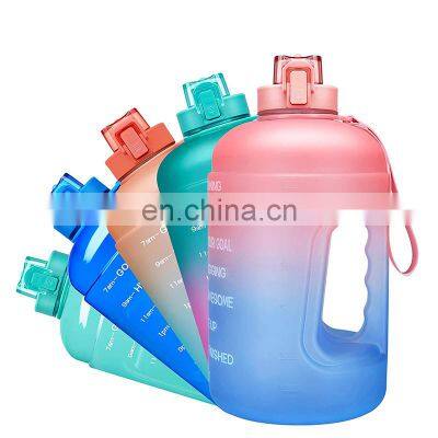 hot selling 5 Gallon 32oz work out protein glitter big capacity BPA free portable poly-clear 24oz fitness bottles