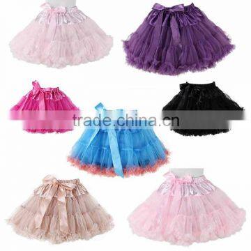 2016 Wholesale Hot Sale New Style Child Puffy Little Girl Flare Pettiskirt