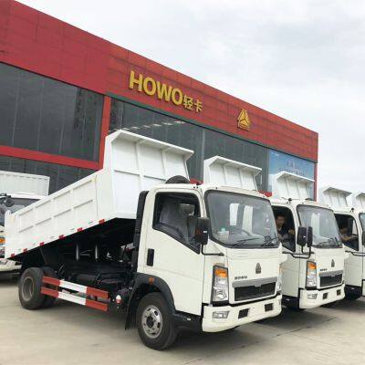 Sinotruk Howo Homan Sand Tipper Truck 4x2 6 Wheel 3ton 4ton 5ton 6ton Howo Dump Truck photo-2
