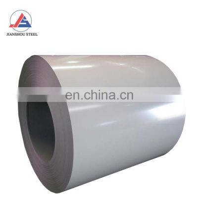 Color coated hot dipped galvanized steel strip coil White PPGI Color RAL9002