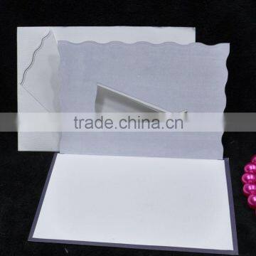 2016 Wholesale Embossing Printing Hot Stamp Invitation Card