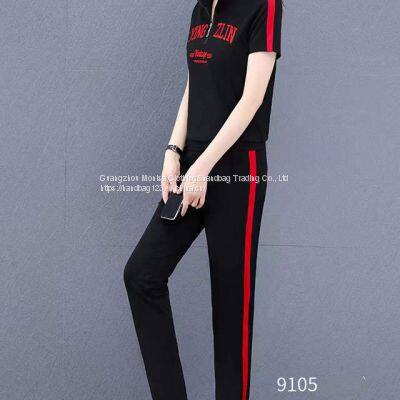 Monisa Sports Leisure Suit With Short Sleeves and Long Trousers photo-3
