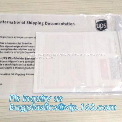 Self-Seal Security Document Packing List, UPS TNT Express Invoice Packing List Envelope, Enclosed Envelope/ Waybill Bag photo-2