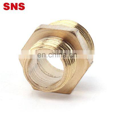 SNS BW Series Pneumatic Double Male Thread Straight Extension Connector Adapter Brass Quick Coupler Pipe Fitting photo-4