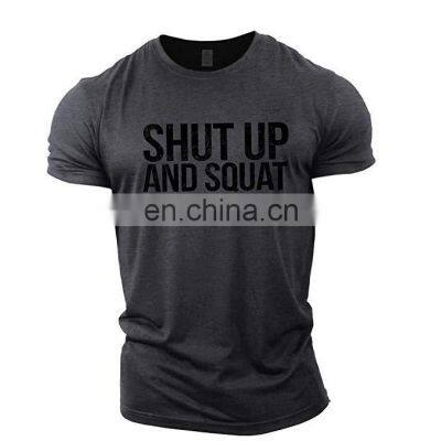 OEM Service Sportswear 100% Cotton Custom Logo T-Shirt Plus Size T-Shirts Mens Sports t Shirt photo-3