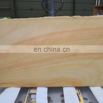 Natural Yellow Teak Wood Sandstone With Wood Veins for Paving Stone photo-5