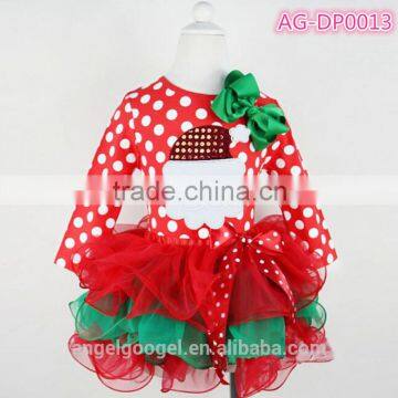 kids fashion christmas party dress AG-DP0013