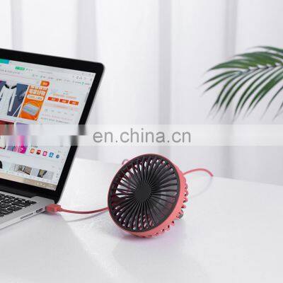 Factory Price Car Cooling Fan 3 Speeds Adjustment USB Rechargeable Mini Fan for Car 360 Degree Rotatable Car Fans photo-5