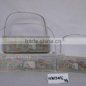 Hongwei 2013 Spring Wood Flower planters