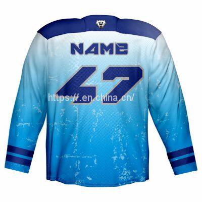 Breathable Custom Sublimated Ice Hockey Jersey Provided by Best Manufacturer photo-2
