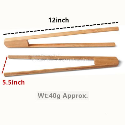 Bamboo kitchen tong on sale/bambu bread tong/bamboo toaster tong for sale