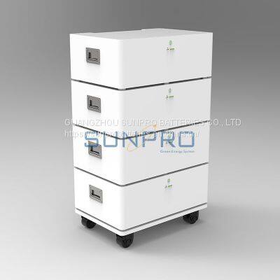 Складные литий-фосфатные батареи для дома 51.2В 160Ач Stackable LFP