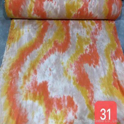 Guichuang Textile's Spot Supply of Knitted Pure Cotton Sweaters, Loop Fabrics, Tie Dyed Printed Fabrics, and Fabrics photo-4