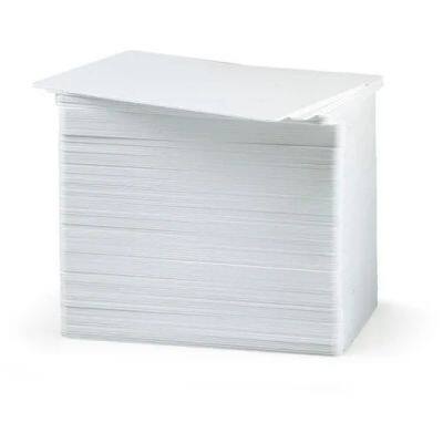 Factory Price Free Samples 100% Raw Polycarbonate Cards Blank Photo ID White Window Card PC or Laser photo-3