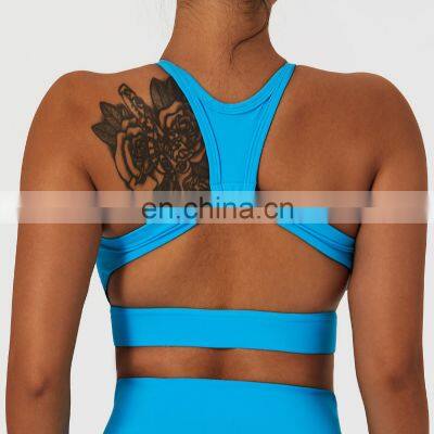 Sexy Backless Sports High Impact Gym Bras Factory Sales Women Quick Dry Sling Yoga Tops