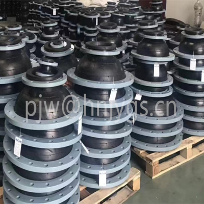 Customizable Big Size Metal Steel Flange Vulcanized Ball Resistant Flex Expans Connector Pump And Valve expansion joint rubber