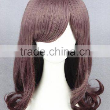 Cheap 40CM Medium Short Taro Color Cosplay Lolita Girls Wig Anime Cosplay photo-2
