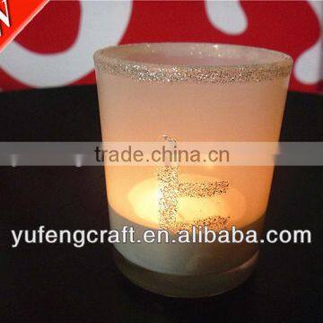 wedding decoration with votive candle holder