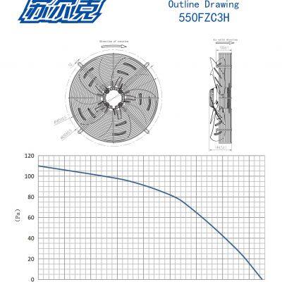 YWF 4E-500 китайские производители вентиляторов. Вентилятор вентиляции и охлаждения промышленный аксиальный AC photo-2