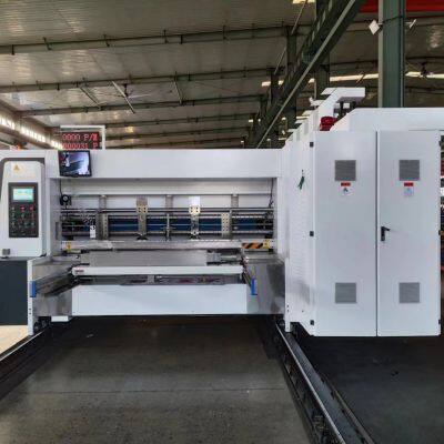 Speed Printing Die Cutting Corrugated Box Making Machine for 3/5/7 Ply Paperboard photo-5