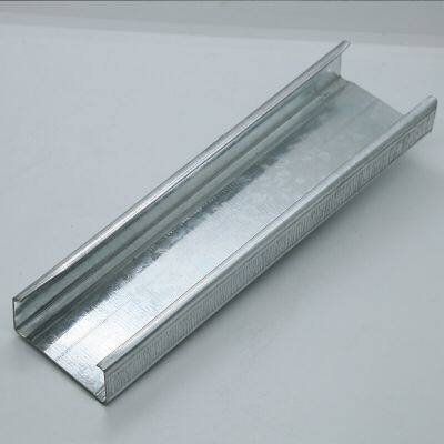 C Stud und U Track für Decken- und Trockenbauplattenprofile, verzinkter Leichtstahlkeil