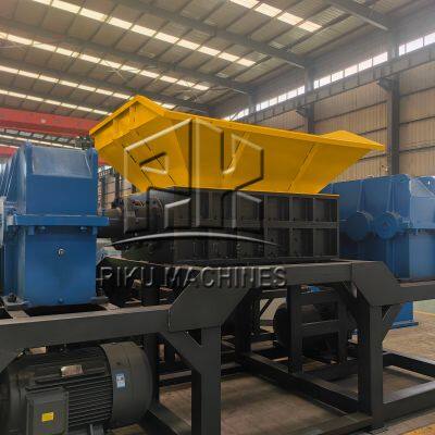 Triturador extremamente potente para triturar motos, triturador de dois eixos para o pior tipo de sucata