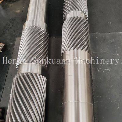 High Precision Ground Gear Spline Shaft With MTC 42CrMo4 Spline Shaft for Textile Machinery photo-5